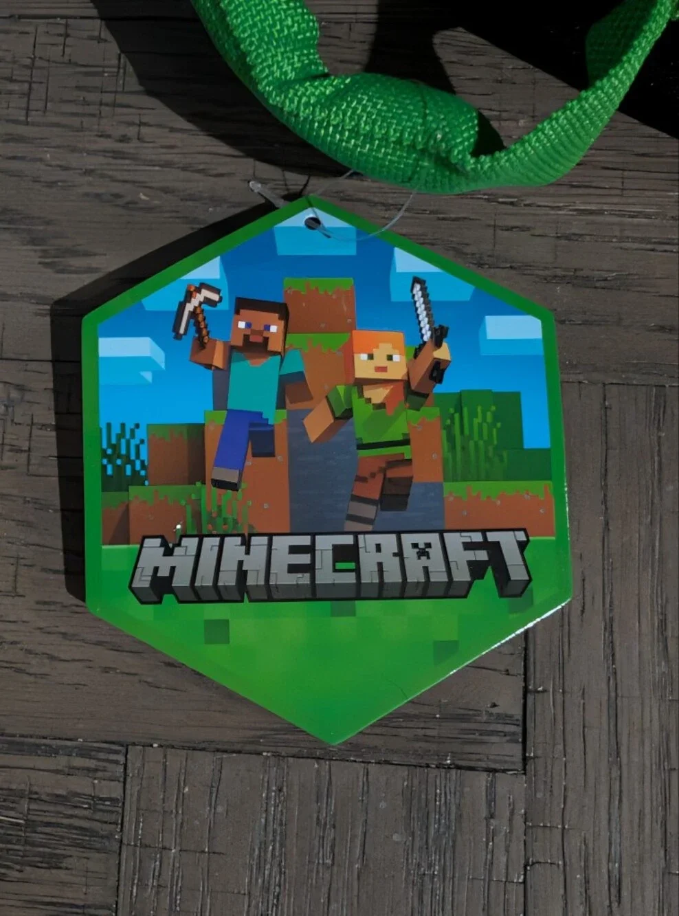Brand New Minecraft Creeper Dual Compartment Insulated Tote Case Lunch Bag